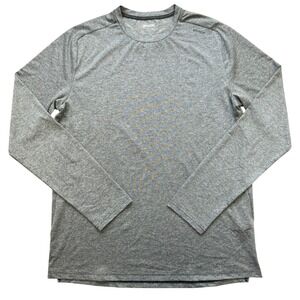 NWT Brady Brand Train LS Tee Mens M Ink Grey Long Sleeve Performance Shirt